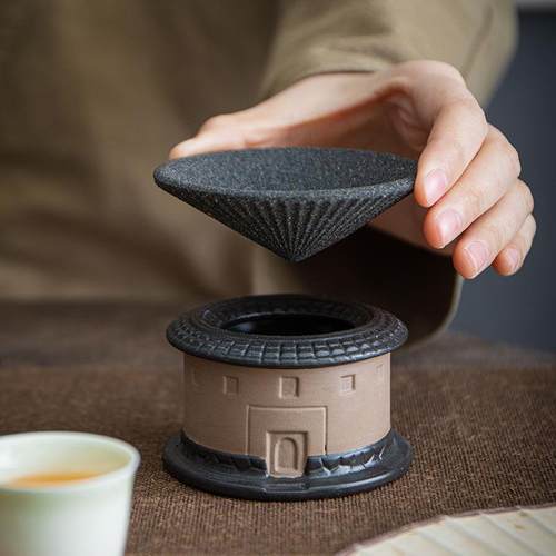 永定土楼茶漏茶宠茶滤无孔过滤网茶隔咖啡茶叶过滤器滤茶道零配件