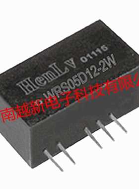 Henlv恒率模块电源WRS05D24-2W隔离稳压DCDC电源模块5V转24v