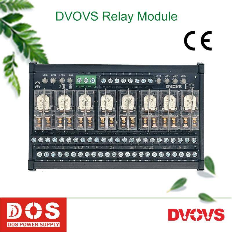 8位两开两闭继电器模组替换中间继电器24V电流5A型号RAM08C-2C00