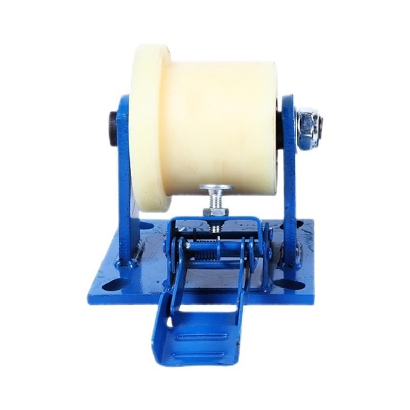 厂家制造，单边尼龙刹车脚轮，超重型钢轨脚轮.单边钢脚轮.轨道轮