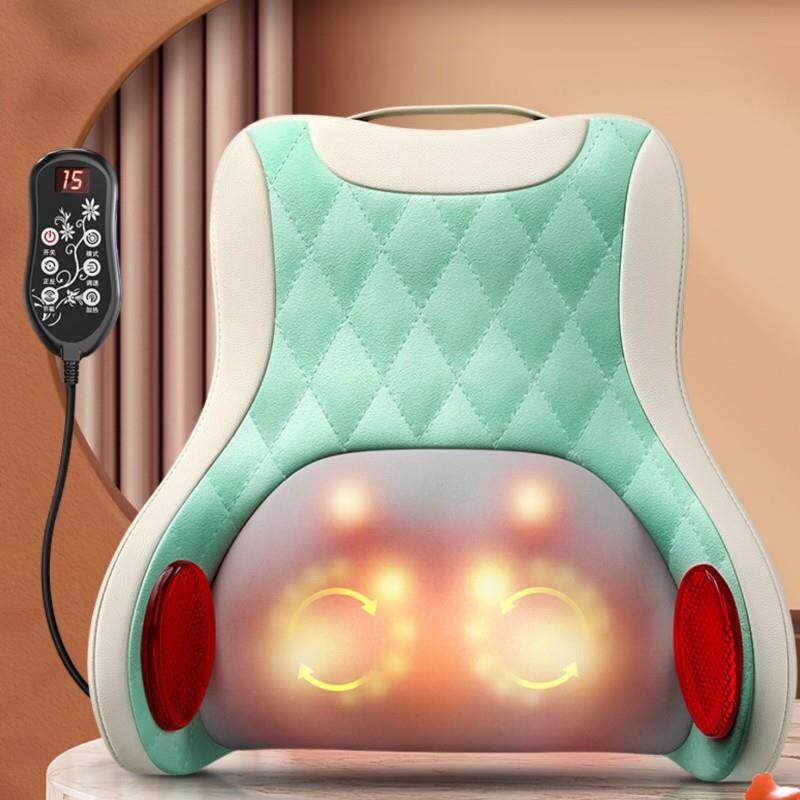 按摩器颈椎腰部背部臀部全身电动揉捏仪捶打靠垫枕家用礼品