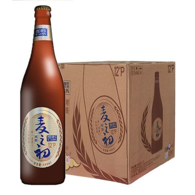 雪津啤酒麦之初啤酒高档大师手法酿造工艺精酿啤酒640ml*12瓶装