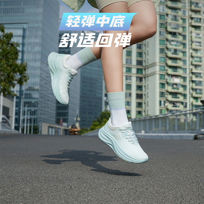 361飞鸢女鞋运动鞋2025夏季新款网面透气跑鞋轻便软底减震跳操鞋