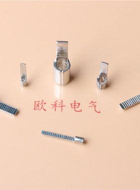 DBN5.5-10片形裸端头DBN5.5-1D4冷压接线端子5.5-18插片型接线鼻