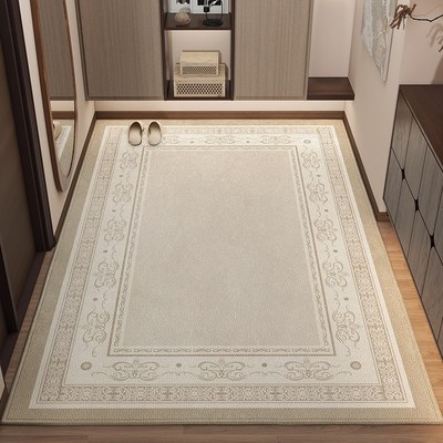 欧式进门地垫入户玄关门垫家用门前D地毯防滑垫门口高级感免洗垫