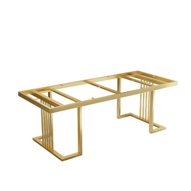 铁艺桌腿茶桌架烤漆餐桌脚架岩板桌G脚不锈钢会议桌办公桌支撑