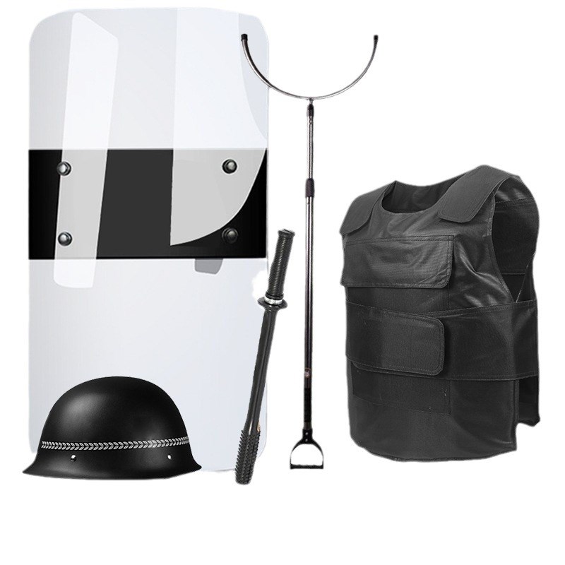 保安器材 安保八8m件套 校园安防装备 安保器材 盾牌 钢叉厂家