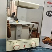 跨境英文15gL烤箱家用大容量烘培面包蛋糕机镜面烤箱家用电烤炉