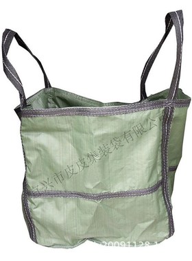 pp矿石集装袋聚丙烯编织袋90*90*12J0白色吨包桥梁预压吊环太空袋