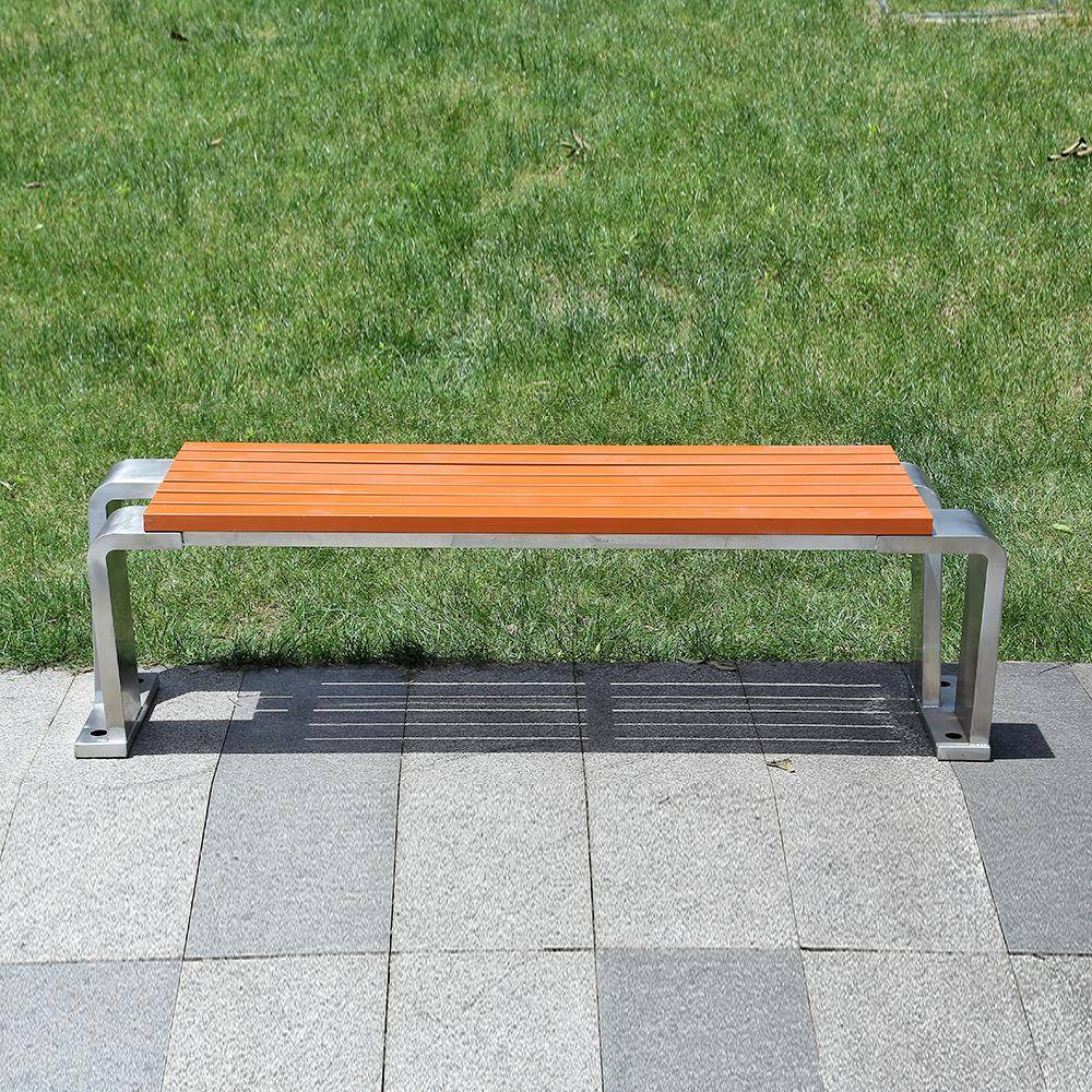 户外公园椅实木室外铁艺座椅靠背椅小区广场休息室外庭院休闲椅