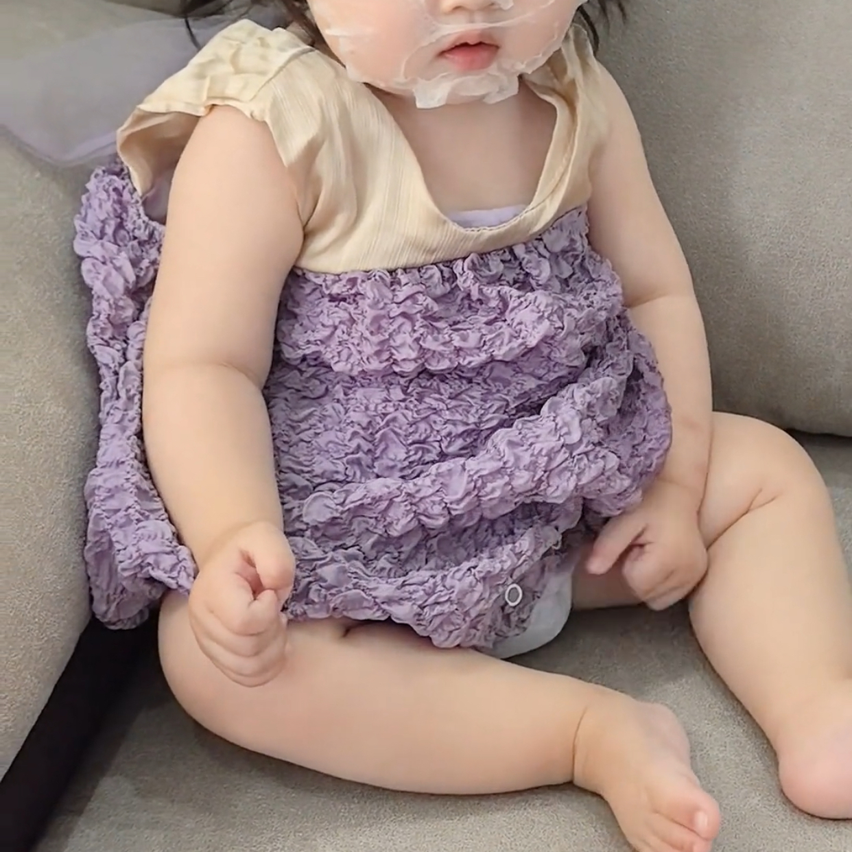 哈衣无袖公主洋气可爱百天包屁衣爬服新生婴儿衣服夏季薄款女宝宝