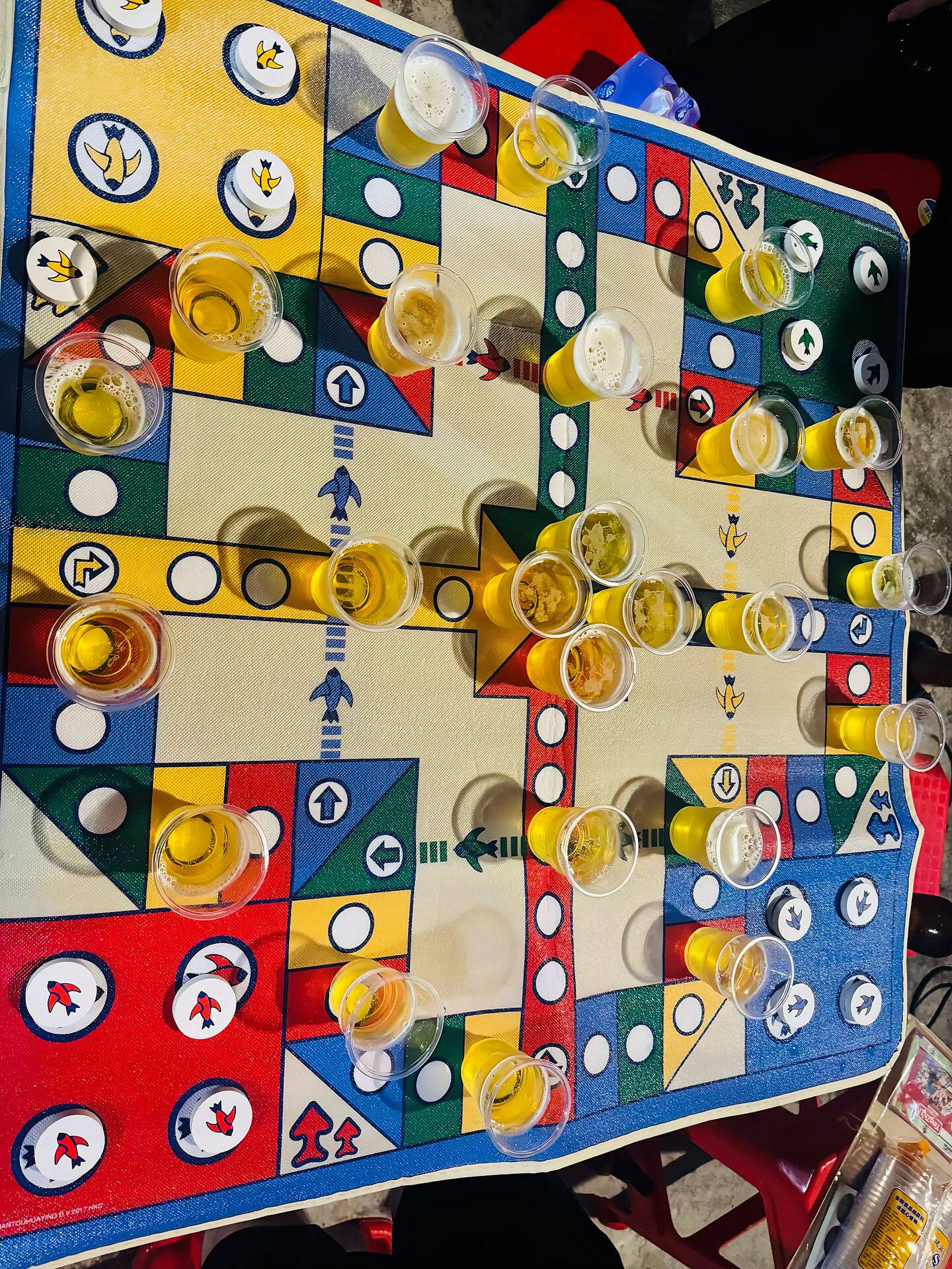 喝酒飞行棋地毯成人桌游玩具酒吧KTV聚会酒桌大学生亲子互动游戏