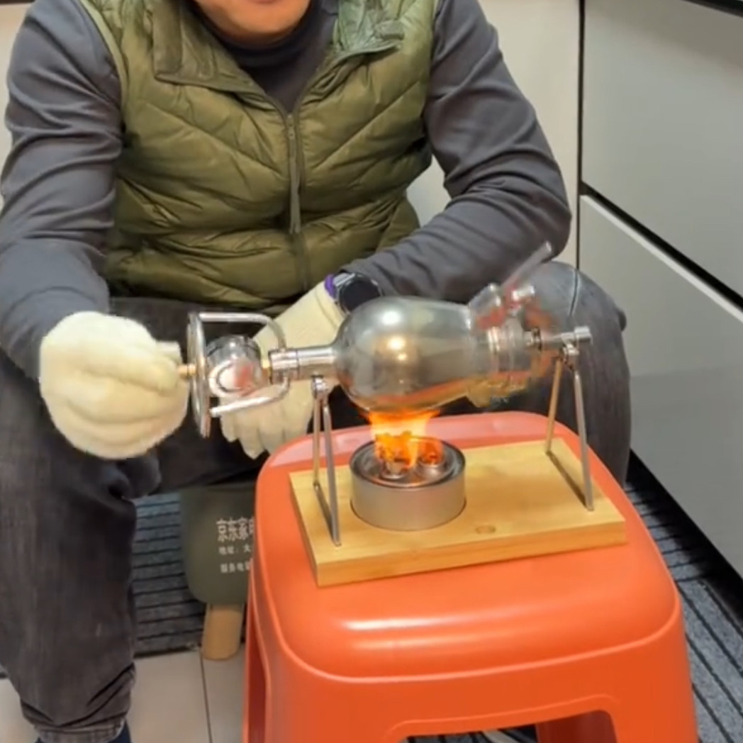 童年老式微型小型款家用迷你爆米花机新款2025趣味玩具童年回忆