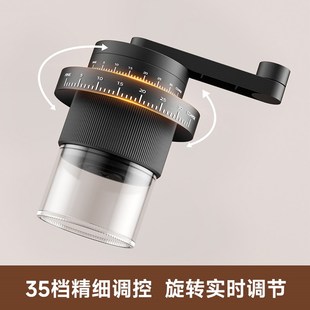 手摇磨豆机咖啡豆研磨机咖啡手动磨粉手冲器具手磨咖啡机小型家用