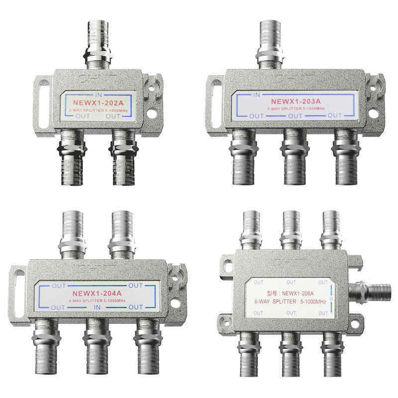 有线电视分配器一分二三四五六高清数字闭路分支器一进信号分线器