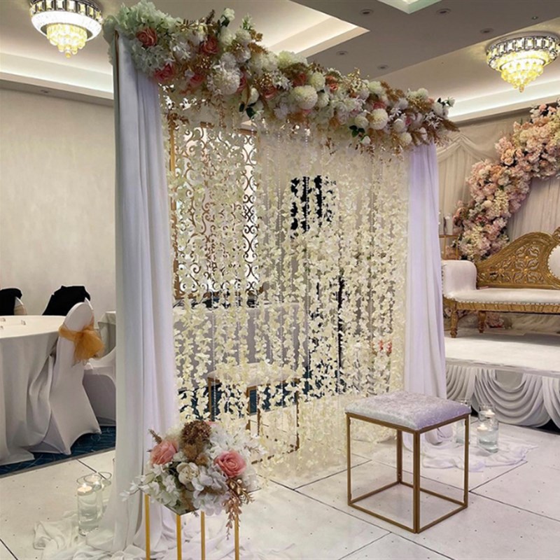 婚庆道具背景架方管镀锌背景架舞台背景纱幔架婚庆用品喷绘桁架