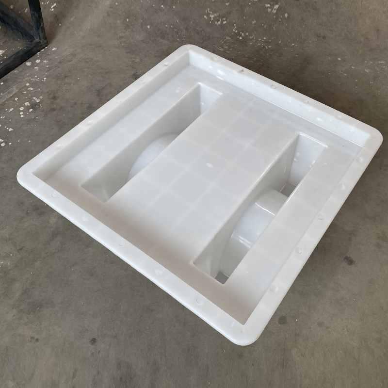 四角隔热塑料模具屋顶楼顶隔热水泥砖预制带角隔热板模型模盒