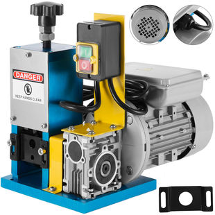 新款 单刀电线导线剥皮机铝合金180W剥线机 全自动剥线机便携式