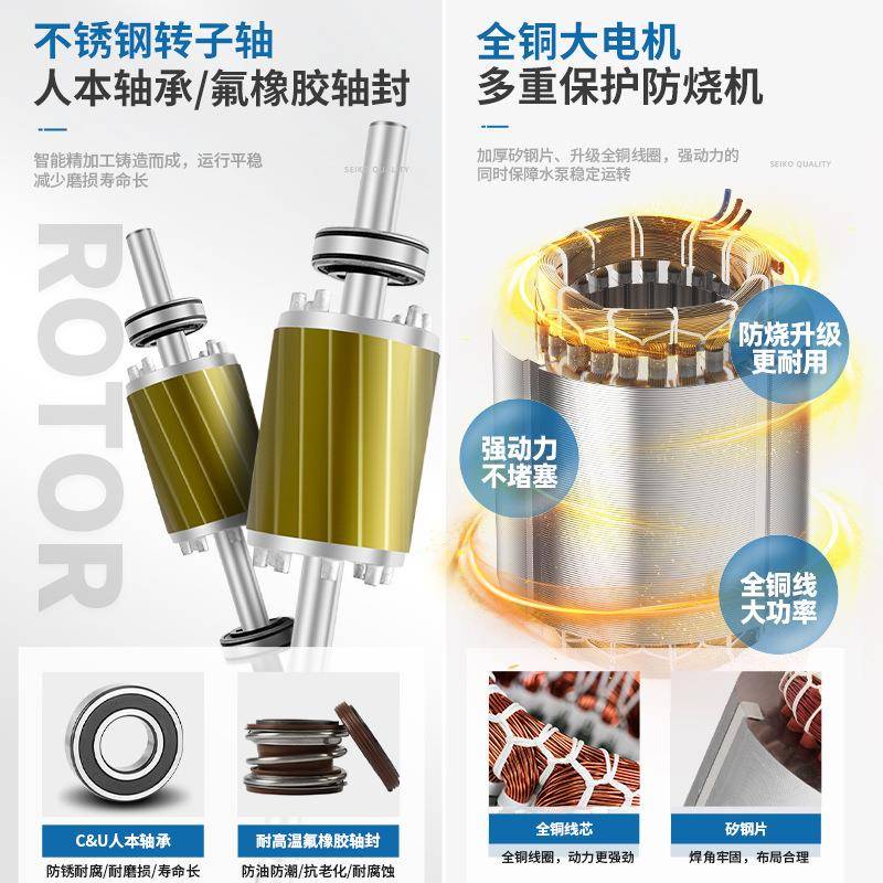 CDL不锈钢立式多级离心泵高层供水循环泵高扬程CDLF变频增压泵