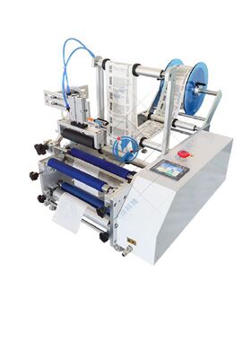 stock small bottle labeler semi automatic labeling machine