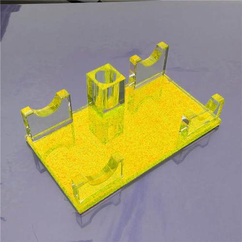 话筒架子桌面话筒座水晶玻璃咪架ktv专用台式桌面无线麦克风支架