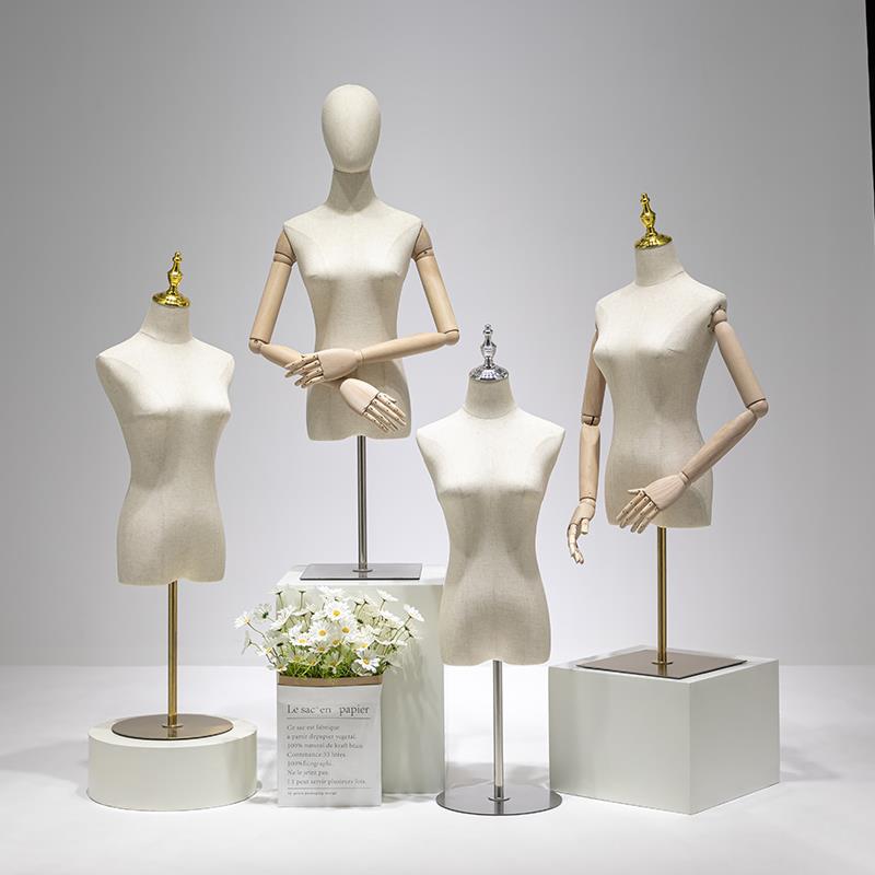 服装店模特道具女半身韩版人台展示架女装橱窗假人体女台模特架子