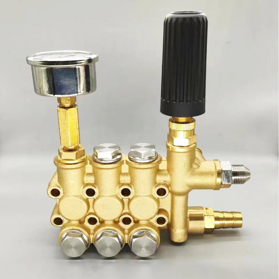 欧赛特黑马QL-370T 390T清洗机洗车机泵头铜块铜头总成