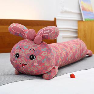 完全可拆卸和可洗涤的独立衬里躺卧兔三层纱布家用织物枕头躺卧兔