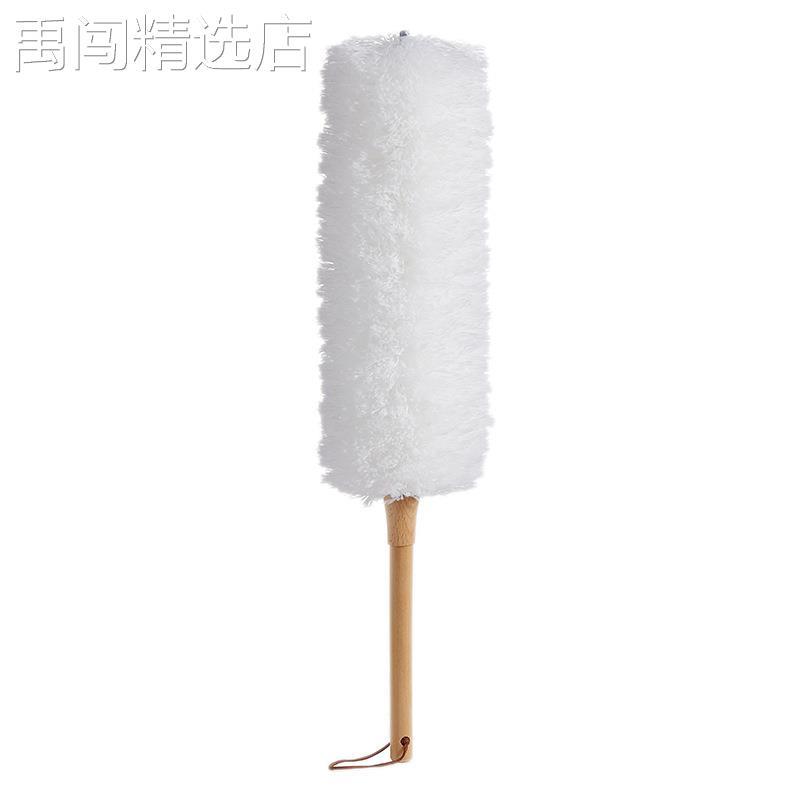 鸡毛掸子家用除尘神器实木手柄掸子除尘掸子静电吸灰大扫除掸车用