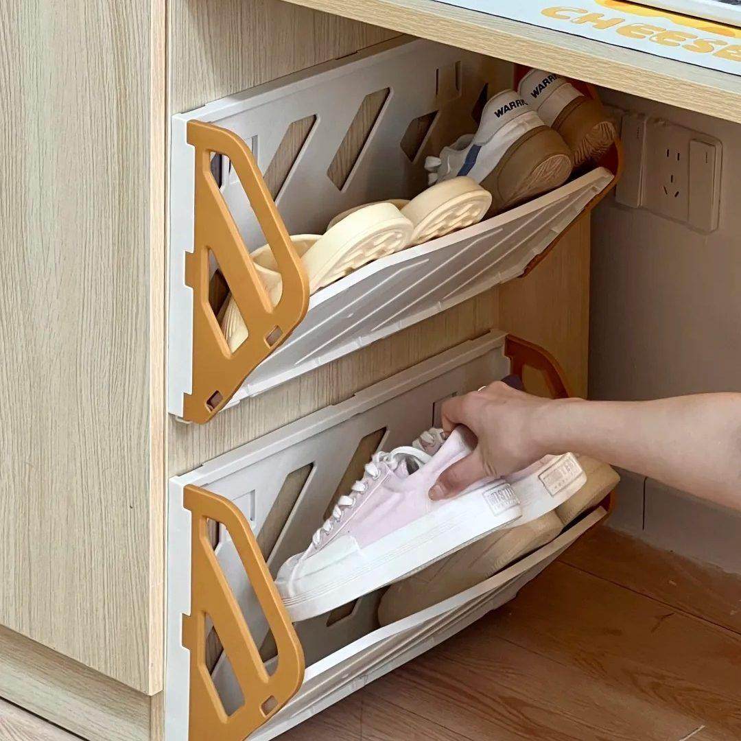 家用门口可折叠鞋柜收纳鞋柜分层鞋架门后收纳神器壁挂式小型鞋架,收纳整理,鞋子收纳架,淘宝优惠券,粉丝福利购,淘宝优惠卷