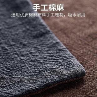 棉麻布艺茶席防水禅意桌旗大号竹茶桌布旗桌垫茶具定制 龍颜堂日式