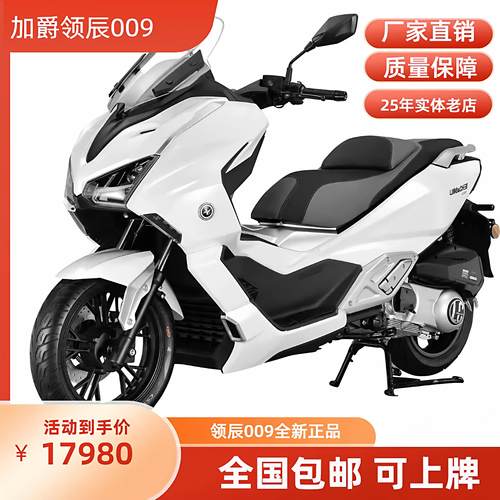 嘉爵领辰009大踏板250cc摩托车蓝牙音响手把坐垫加热全新车可上牌