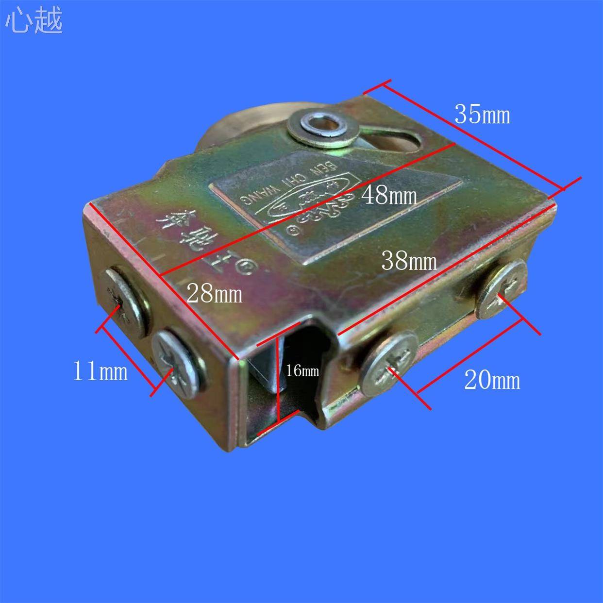 璇73型铝合金门窗塔滑轮不窗玻锈钢老式推佳贝拉璃窗轮轱辘滚轮子