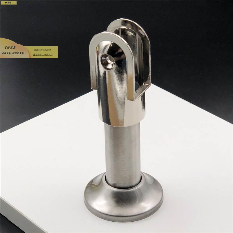 公厕共隔断配件门雅居坊板架脚支五金厕所门可调间隔支脚所不锈钢