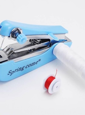 修剪衣裤脚边神器裤边带锁边补服小型手缝16218纫机家用手拿机工