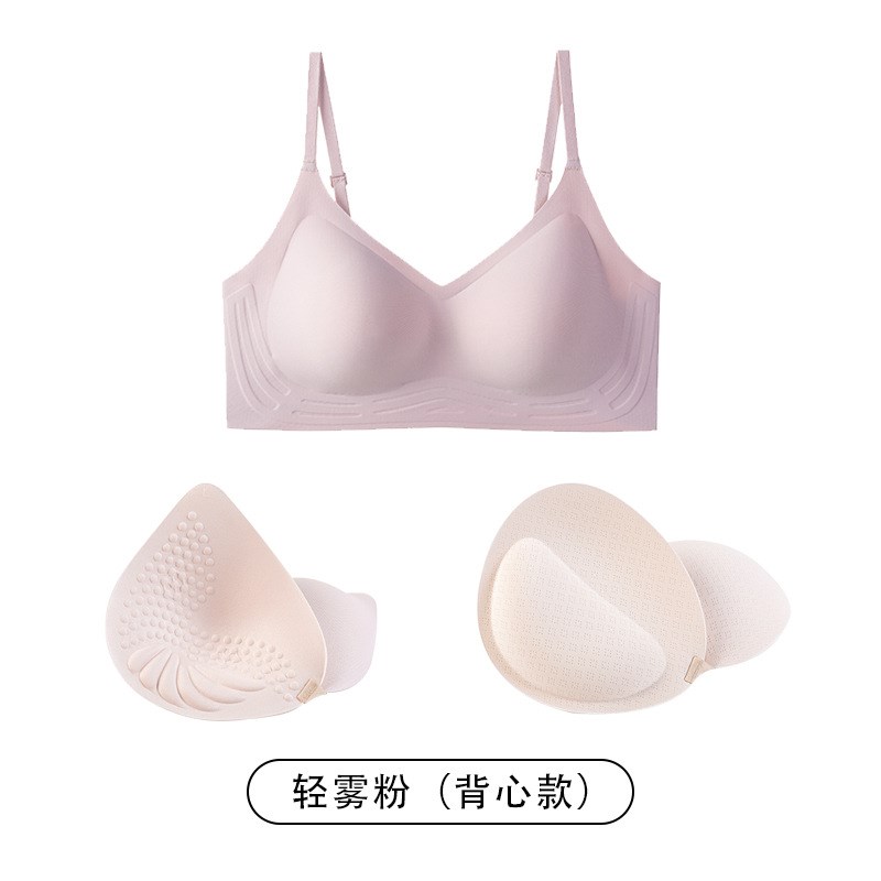 增大蜜桃杯幸外j扩内衣女夏季薄款小胸显胸大漫画胸棉软支撑文胸