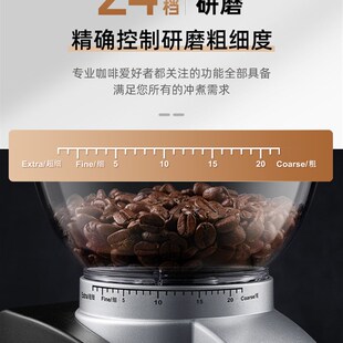 xyt1661电动磨豆机咖啡豆研磨机手冲意式 小型 定U量 家用