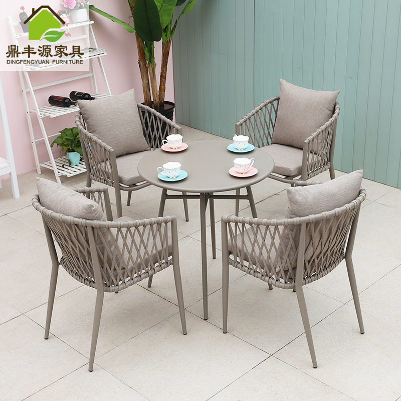 厂家 户外编织桌椅组合 酒店花园咖啡厅休闲家具藤编简约桌椅,住宅家具,阳台椅,淘宝优惠券,粉丝福利购,淘宝优惠卷