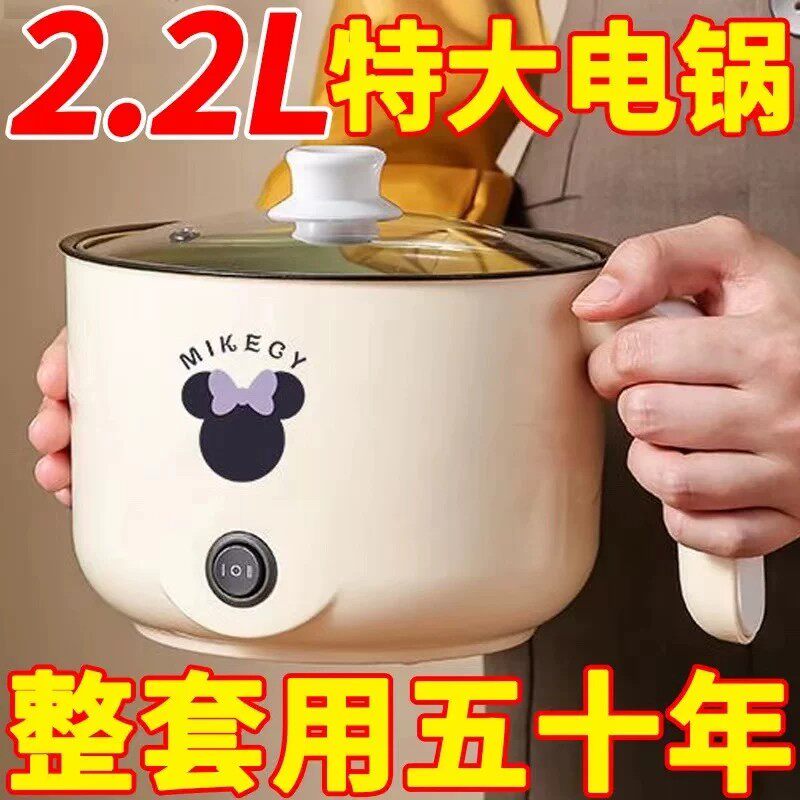【限时立即抢购】德国电饭煲学生宿舍煎炒煮涮多功能迷你电煮锅