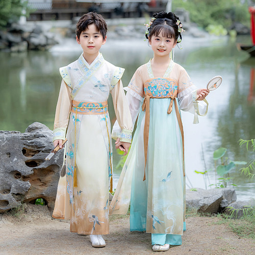 汉服男童女童国风儿童古装国学服