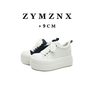 9cm W718 小个子内增高休闲鞋 早春女鞋 厚底鞋 奶油小面包