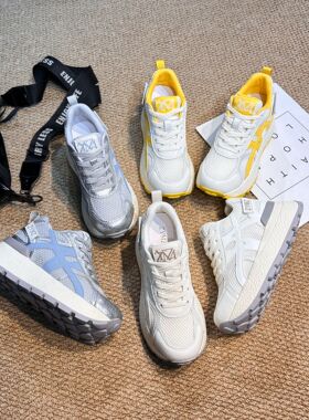 跑步笑笑推荐增高8CM2025新款时尚厚底内增高休闲潮流休闲鞋G465