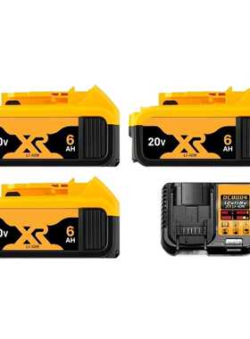 替代dew德伟20V6000mah DCB180 DCB181手电钻电动工具备用锂电池