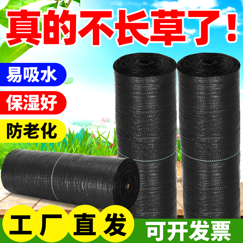 抗老化防草布除草布农用果园园艺E地布盖草地布地钉耐用抗老化膜