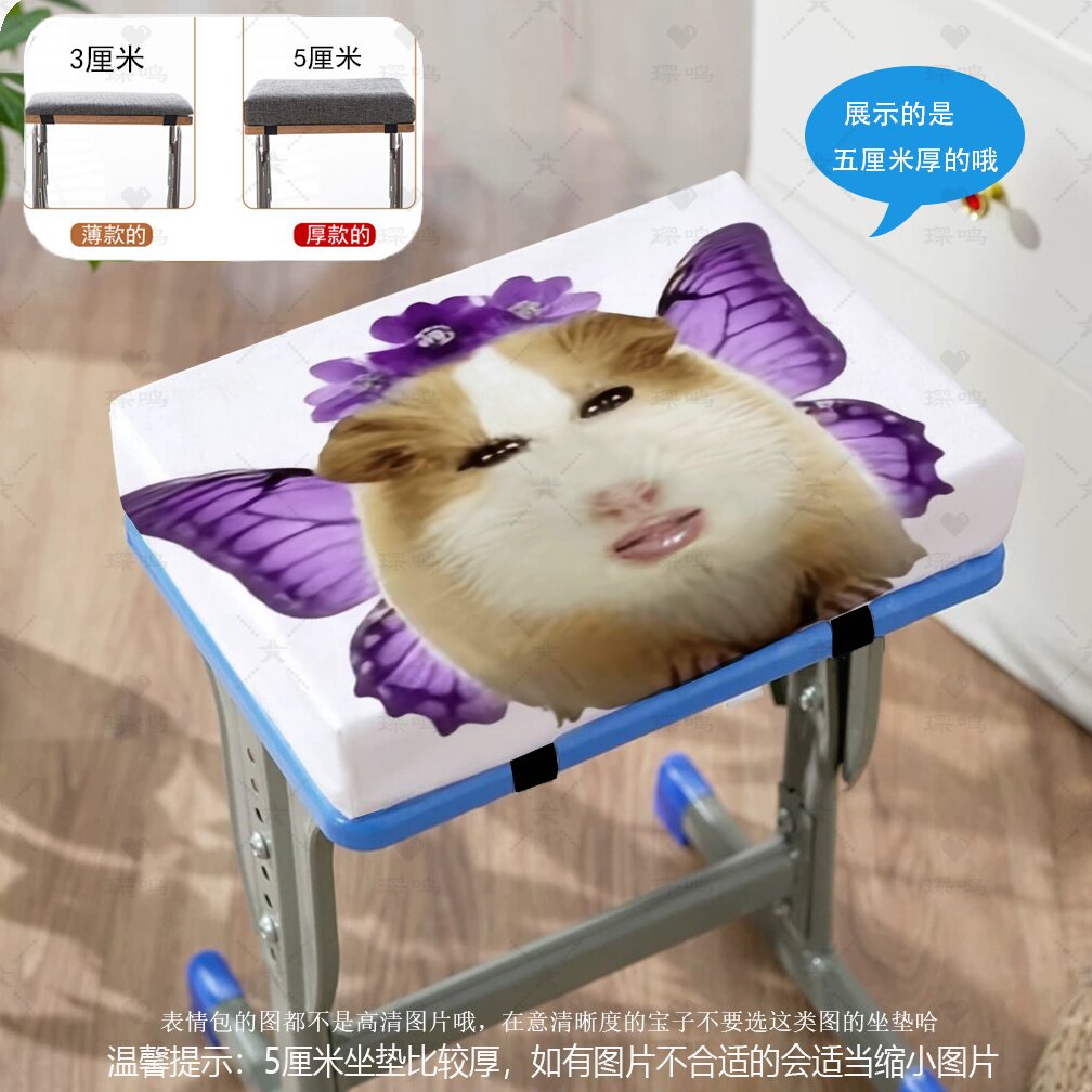 荷兰猪妞坐垫椅垫学生教室办公