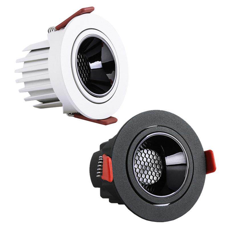 嵌入式COB射灯家用深防眩超薄蜂窝筒灯窄边框无主灯照明led天花灯