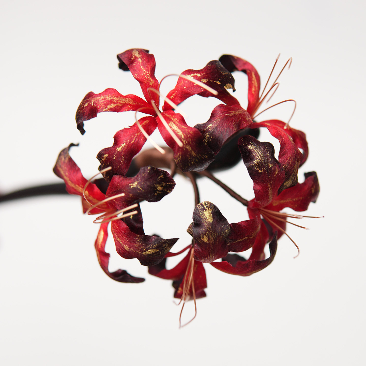 绒艺『曼珠沙华』非遗绒花彼岸花