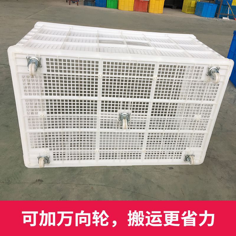 带轮长方形塑料特大号周转筐