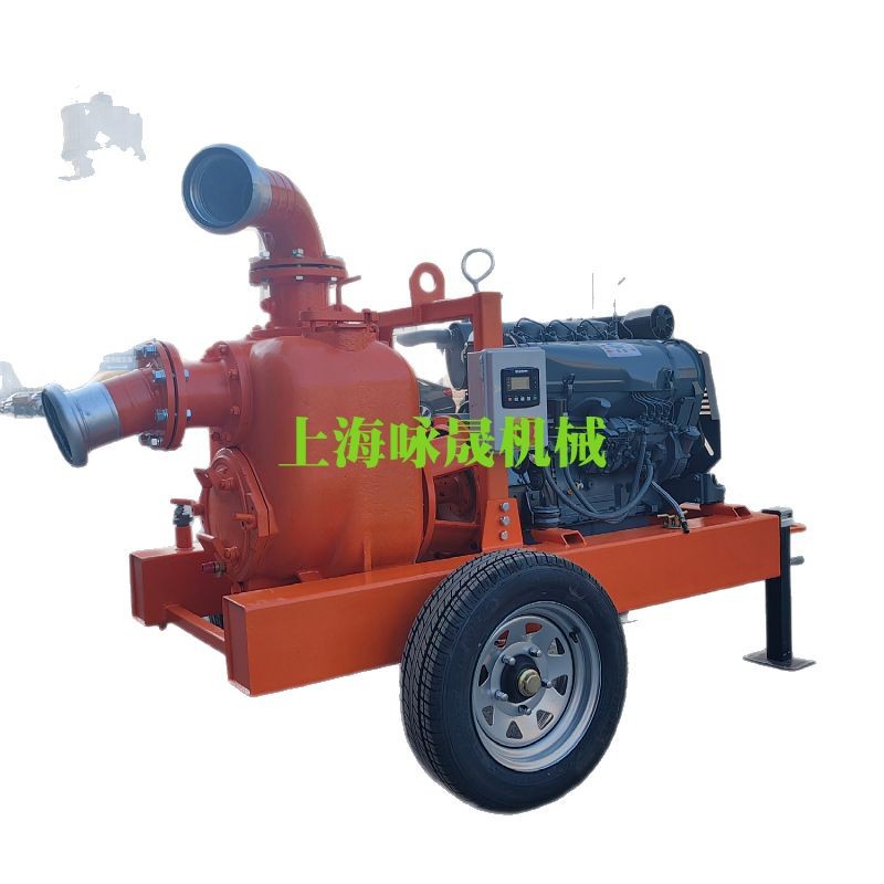 6寸防汛移动柴油机水泵机组