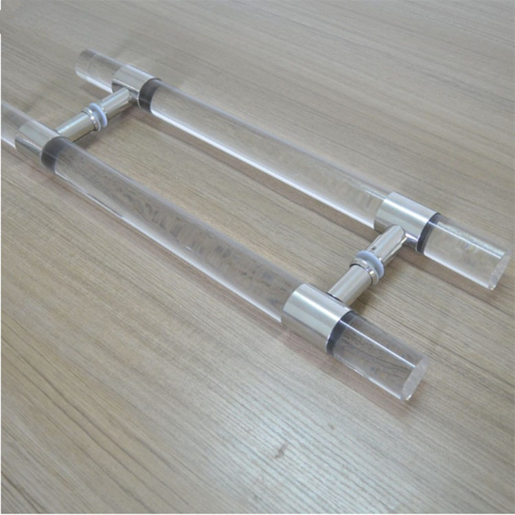 不锈钢玻璃门水晶球拉手